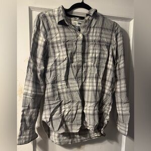 Gray old navy flannel